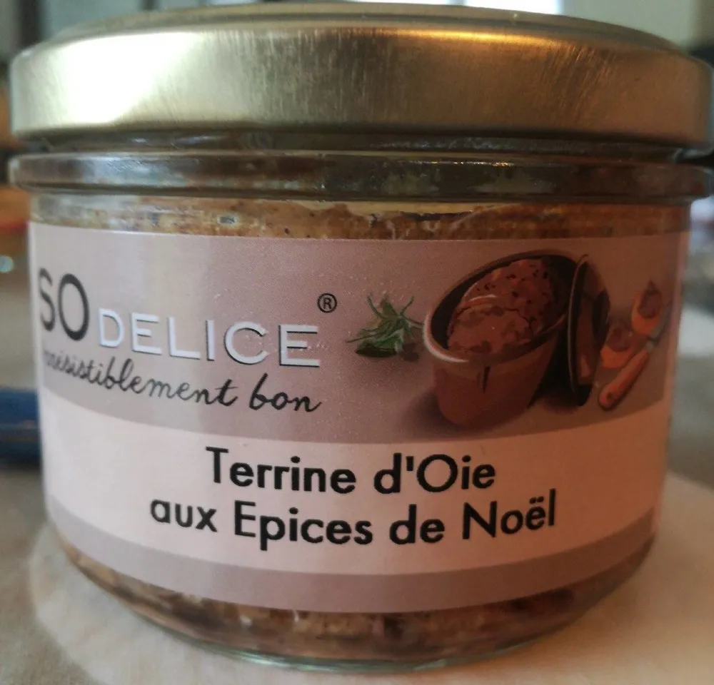 Terrine d'Oie aux Épices de Noël
