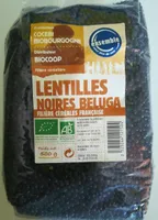 Lentilles noires béluga