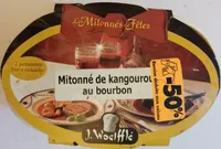 Mitonné de kangourou au bourbon