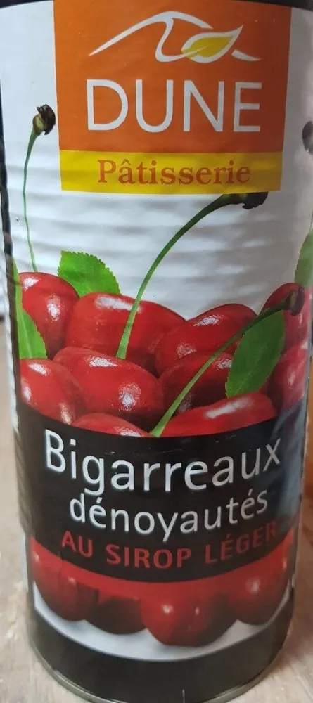 Bigarreaux dénoyautées