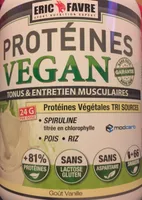 Eric Favre Protéines Vegan