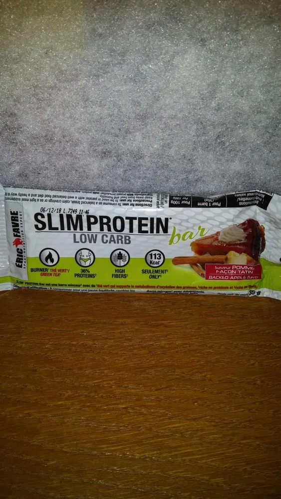 Eric Favre Slim'protein Bar Low Carb