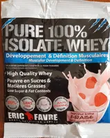 Pure 100% isolate whey fraise