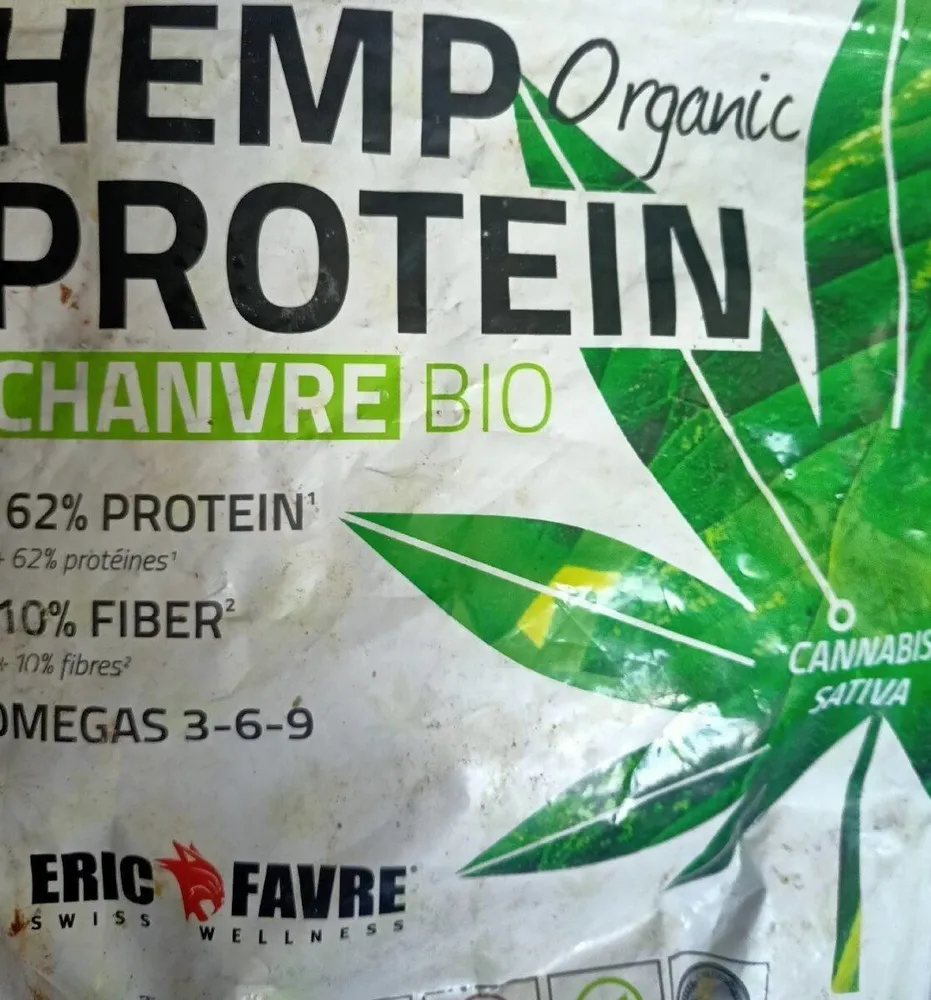 HEMP organic PROTEIN CHANVRE BIO