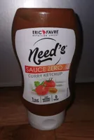 Sauce Zéro Curry Ketchup