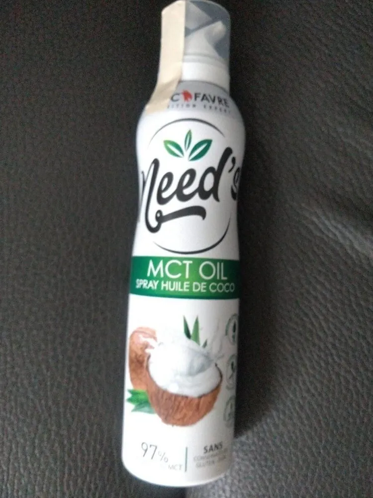Need's MCT Oil Spray huile de coco