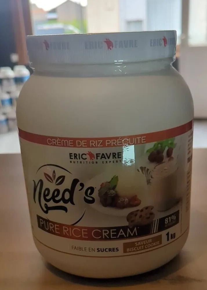 Pure rice cream