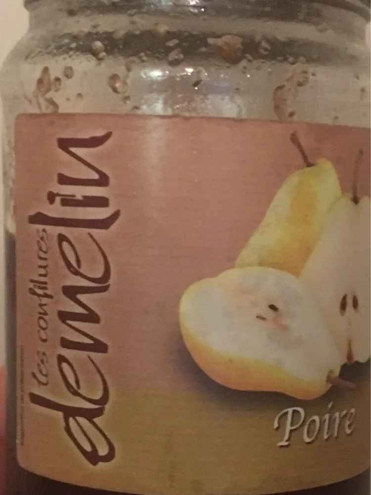 Confitures Demelin Poire