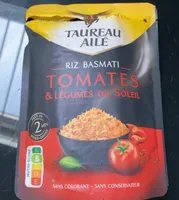 Riz basmati tomates et legumes du soleil