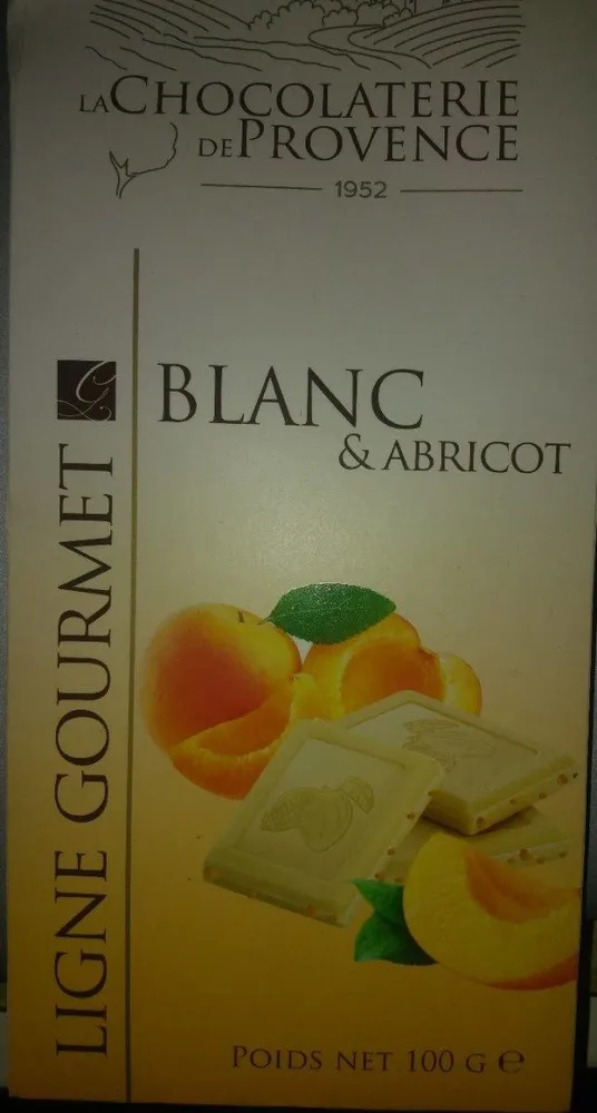Chocolat blanc et abricot