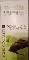 Noir 52% et citron vert
