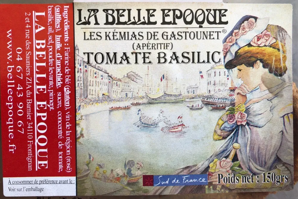 Les Kémias de Gastounet tomate basilic