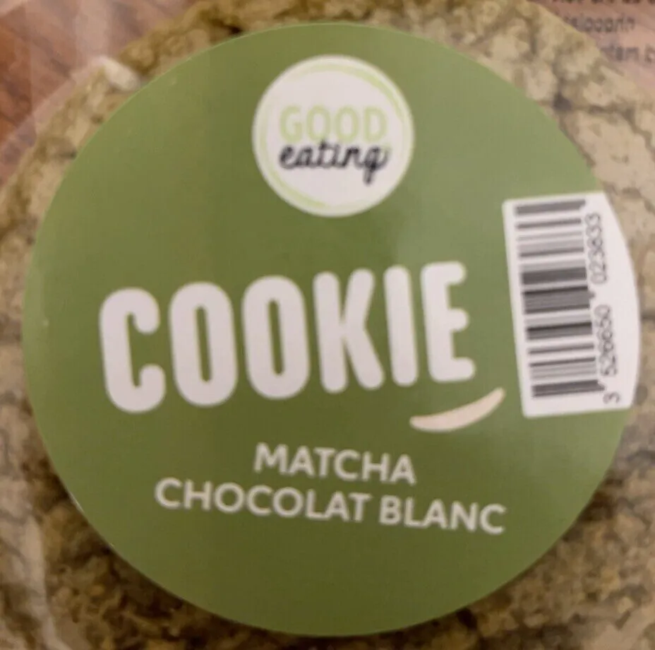 Cookie matcha chocolat blanc