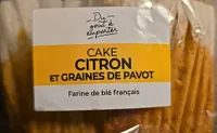 Cake citron et graines de pavot