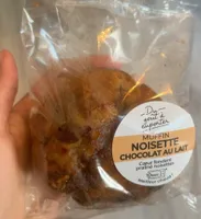 Muffin noisette chocolat au lait