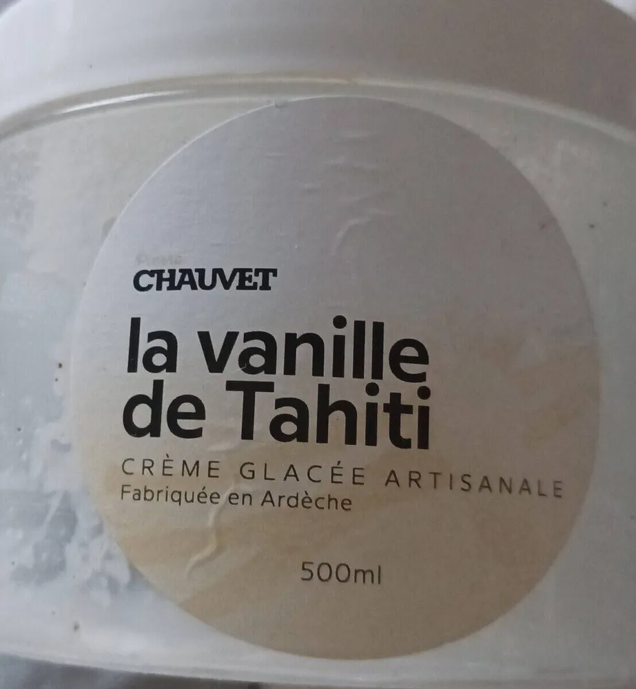 Glace vanille de l Ardèche Chauvet
