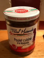 Poulet cuisiné à la basquaise