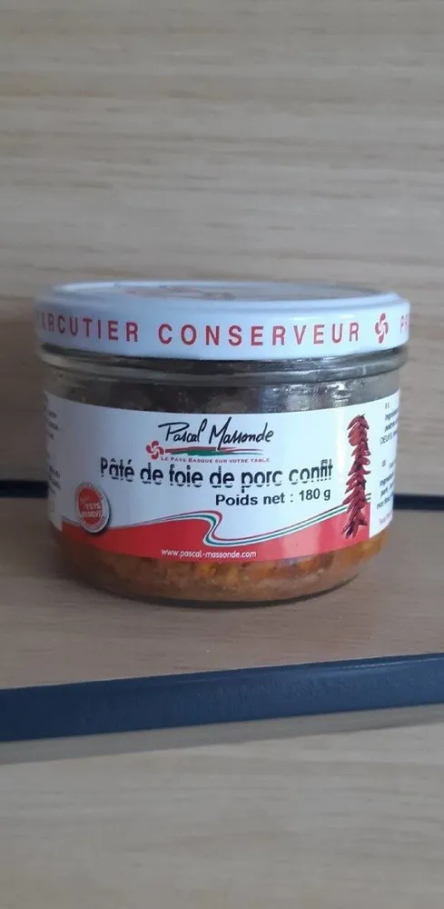 Pâté de foie de porc confit