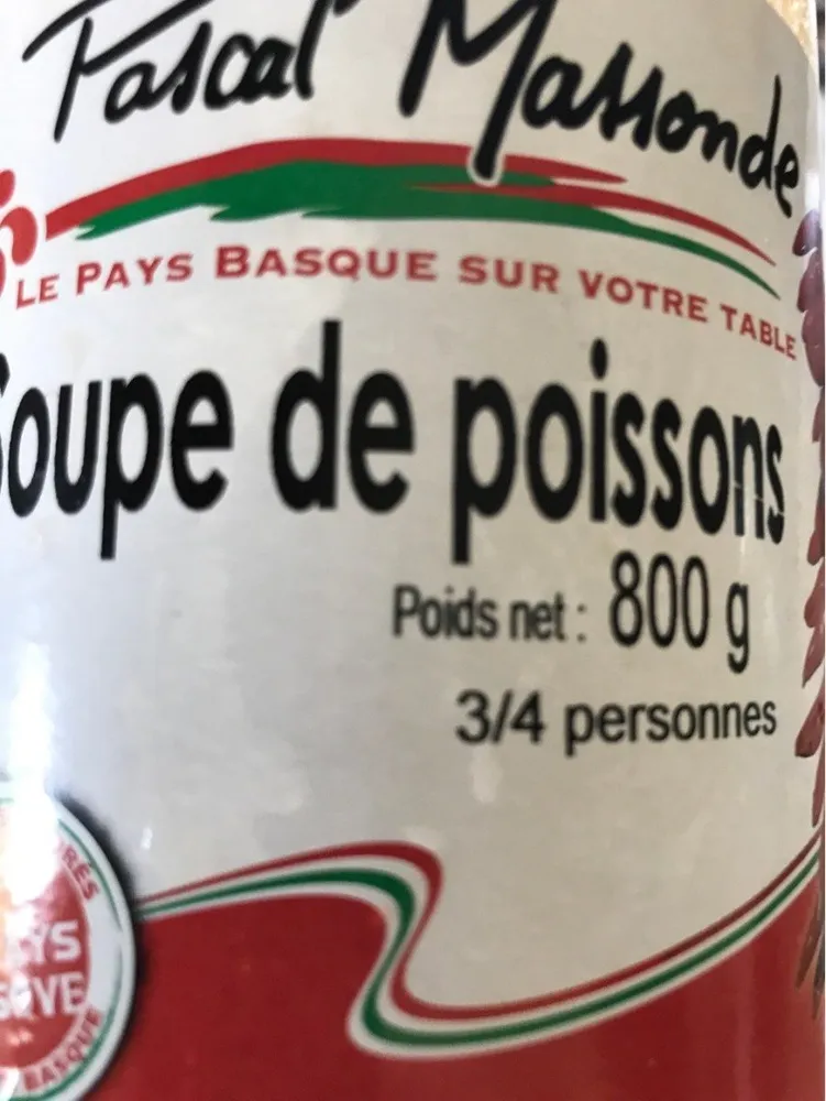Soupe poisson