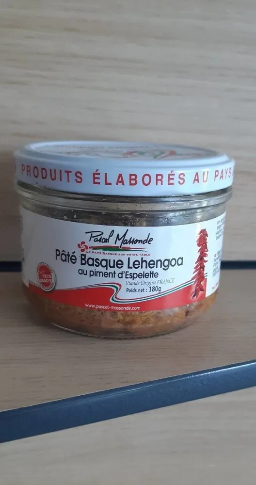 Pâté Basque Lehengoa au piment d'Espelette