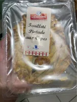 Feuilleté pintade aux cepes