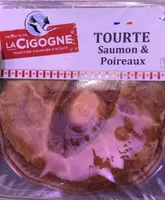 Tourte saumon poireaux
