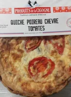 Quiche poireau cherve tomate