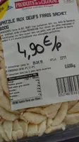Spaetzles aux œufs frais