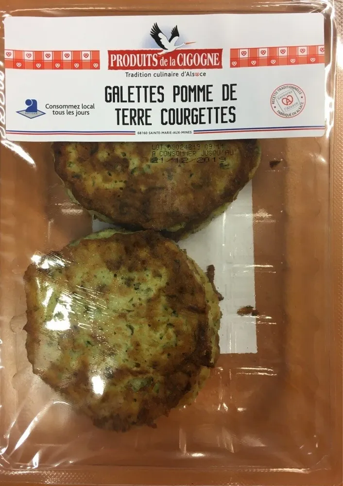Galettes Pomme de terre Courgettes
