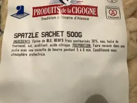 Spatzle sachet