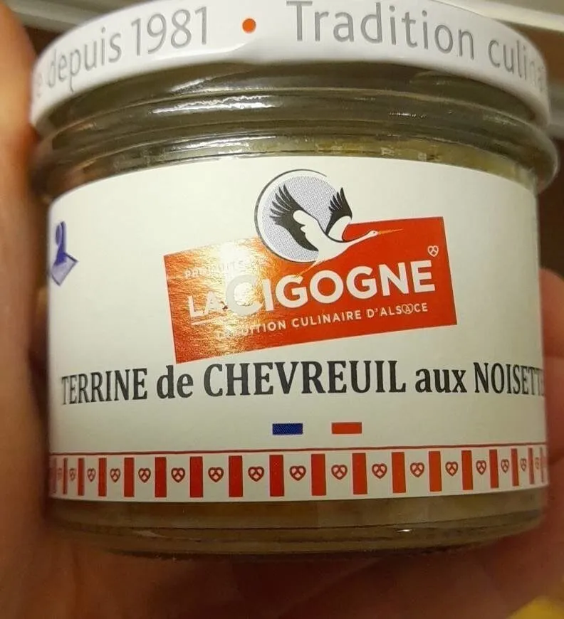 Terrine chevreuil aux noisettes