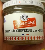 Terrine chevreuil aux noisettes