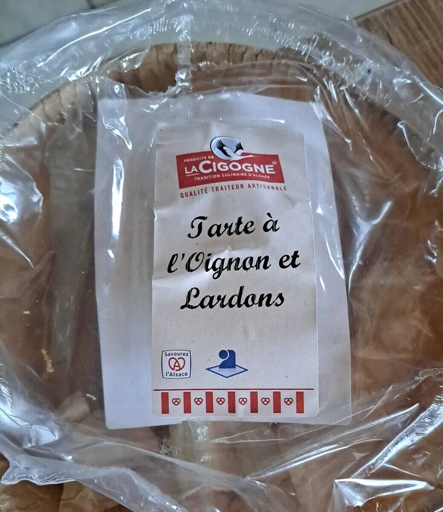 Tarte à l'oignon et lardons