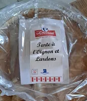 Tarte à l'oignon et lardons