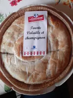 Tourte volaille et champignon