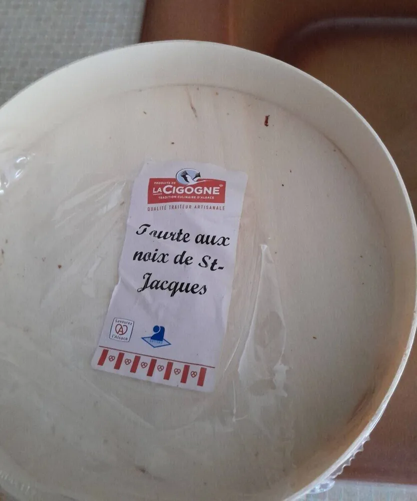 Tourte aux  noix de St Jacques
