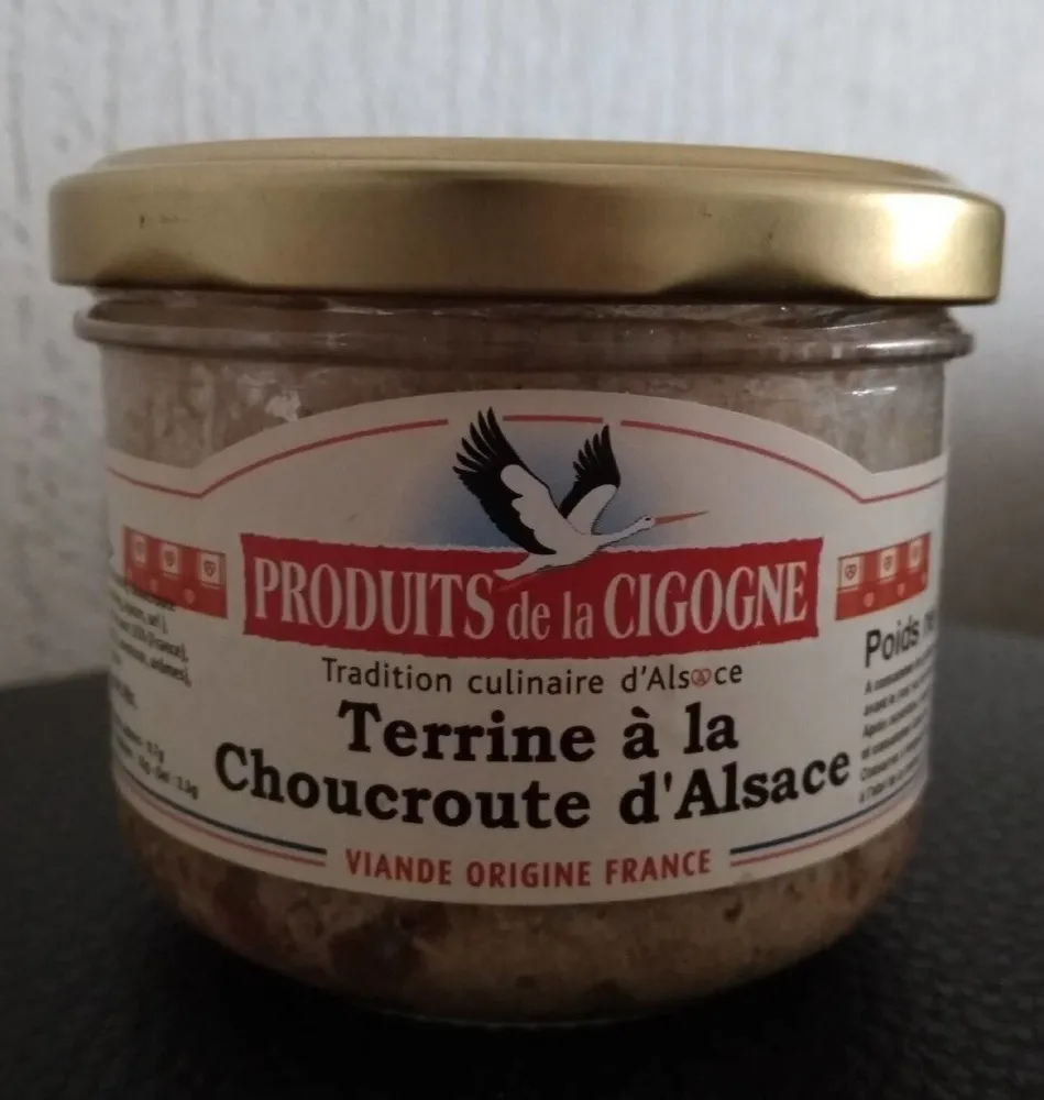 Terrine à la choucroute d'Alsace