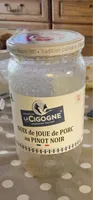 Noix de joue de porc au pinot noir