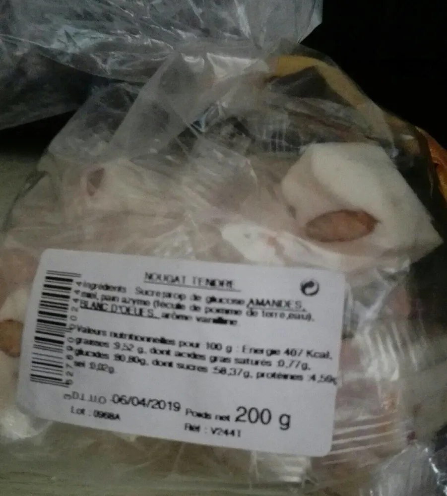 Nougat tendre