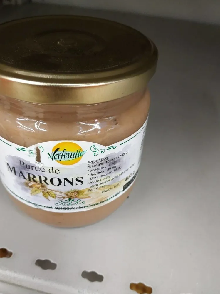 Purée de marrons