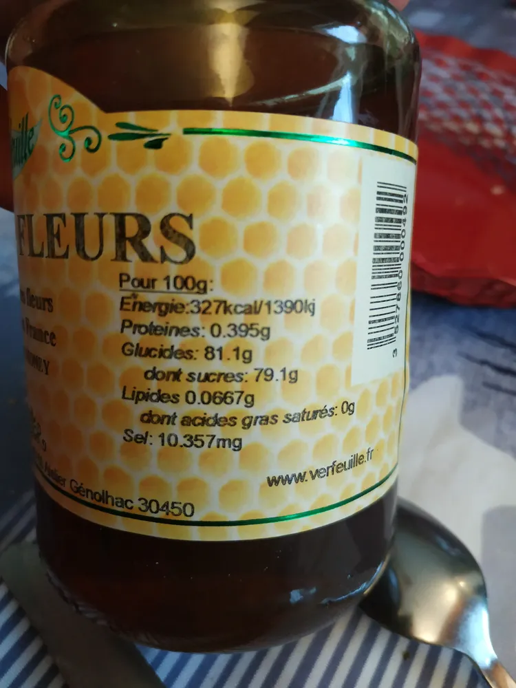 Miel de fleurs des Cevennes VERFEUILLE