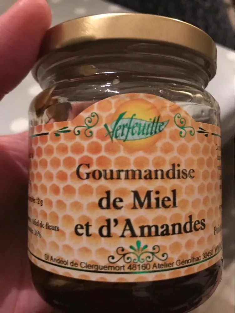 Gourmandise de miel et d'amandes
