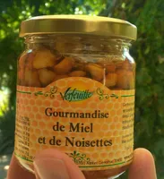 Gourmandise de miel et de noisettes