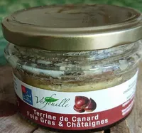 Terrine de canard foie gras et châtaigne