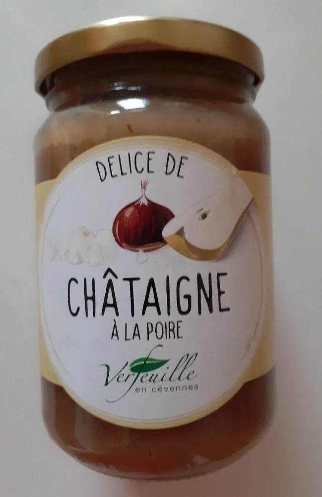 Délice de châtaigne à la poire