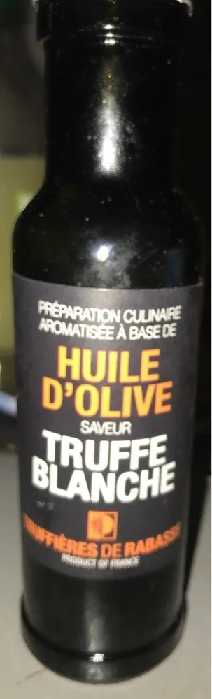Huile d'olive saveur truffe blanche