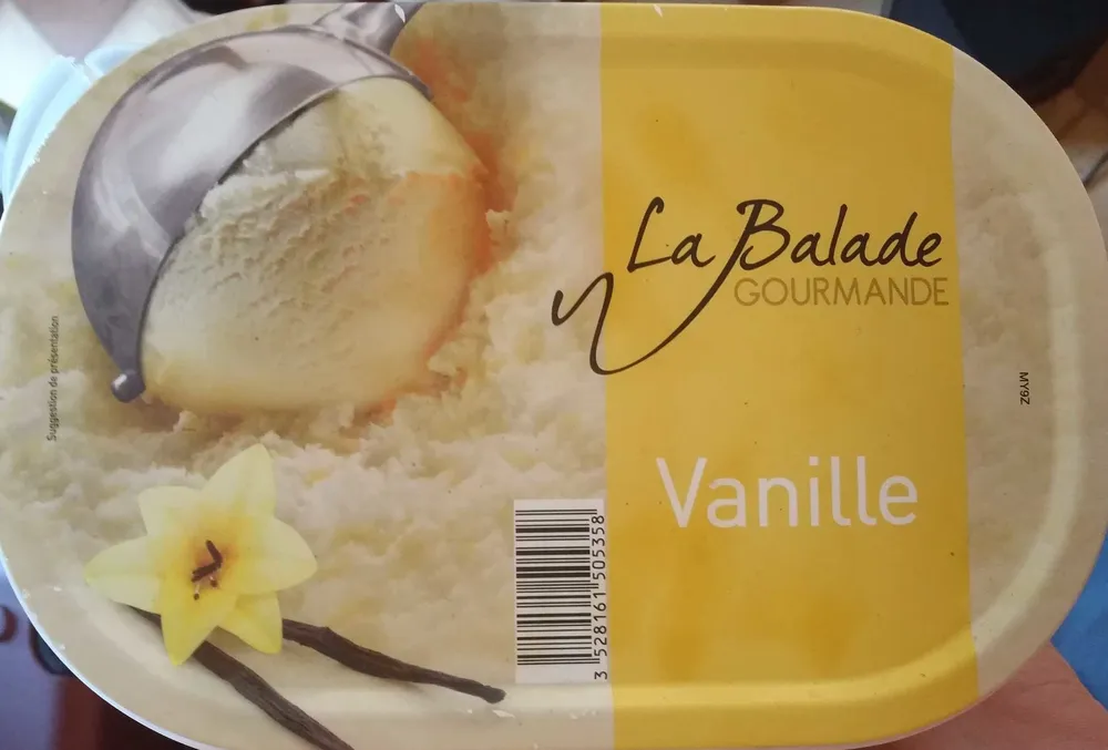 Glace Vanille La balade Gourmande
