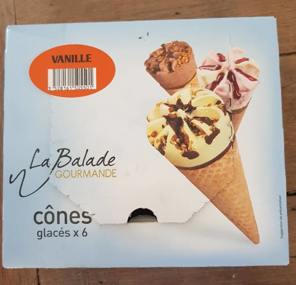 Cônes vanille