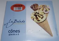 Cônes glacés Chocolat