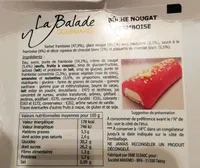 Bûche nougat framboise